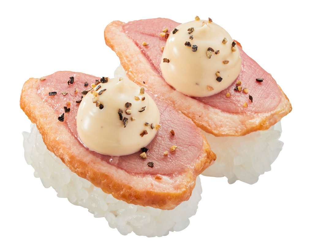 「合鴨ロースのトリュフマヨのせ」の握り寿司