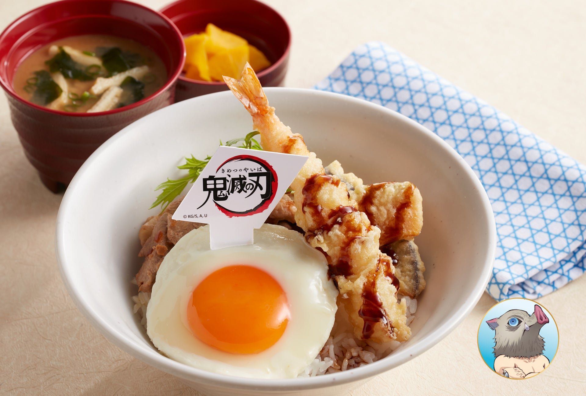 天ぷらのせちゃいました豚丼