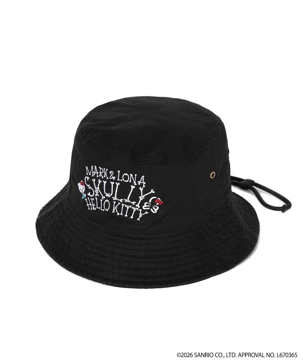Hello Skully Brim Hat（ブラック）正面