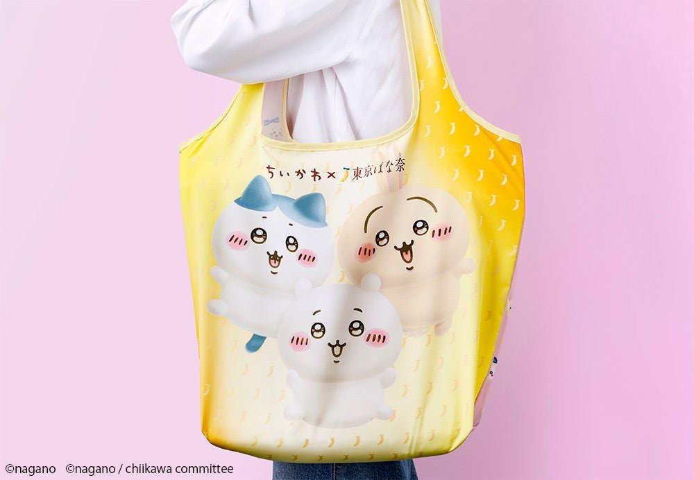 エコバッグを肩掛けした着用イメージ