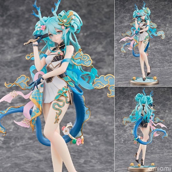 初音ミク「青龍Ver.」フィギュアの正面・背面デザイン比較