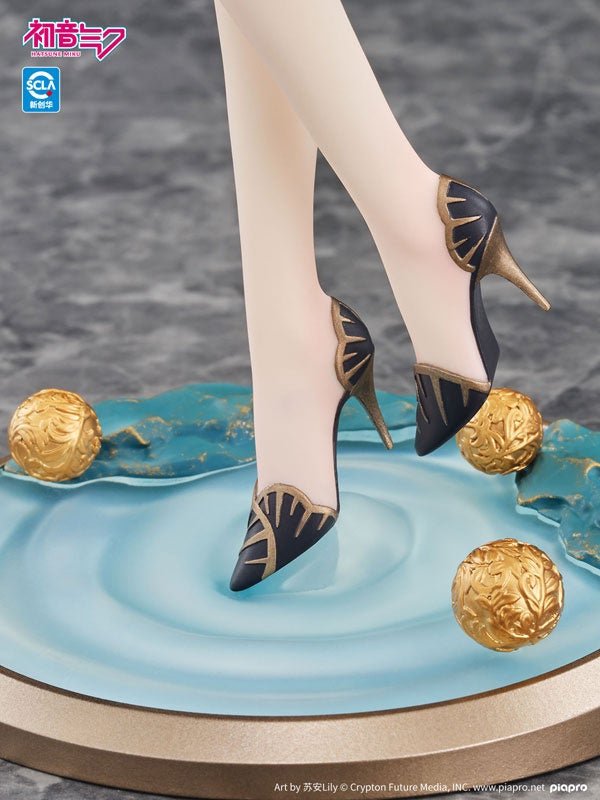 初音ミク「青龍Ver.」フィギュアの台座デザイン