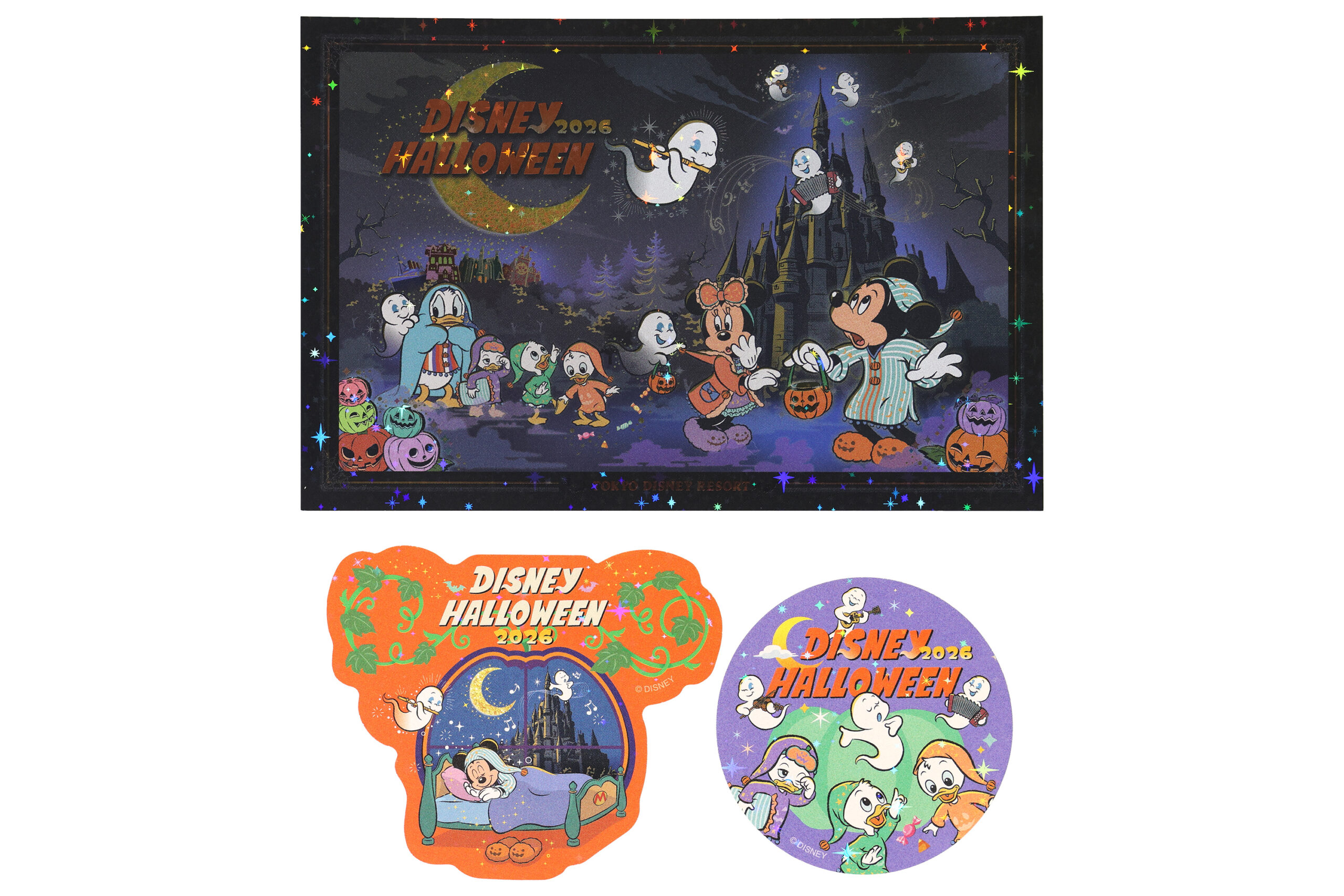 大判イラストパネルとダイカットステッカー2枚