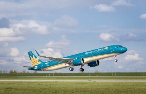 ベトナム航空機の離陸イメージ
