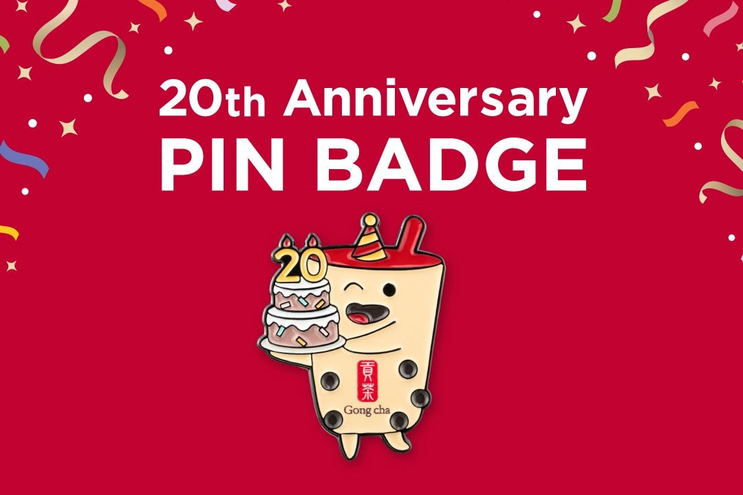 20周年限定デザイン「ゴンチャムピンバッジ」