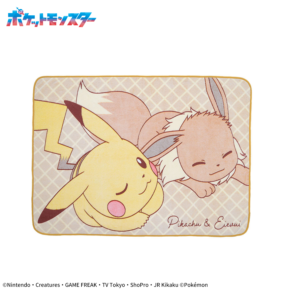 ポケットモンスター　プラチナムザッカfuwa&hugブランケット～ピカチュウ&イーブイ～Vol.2
