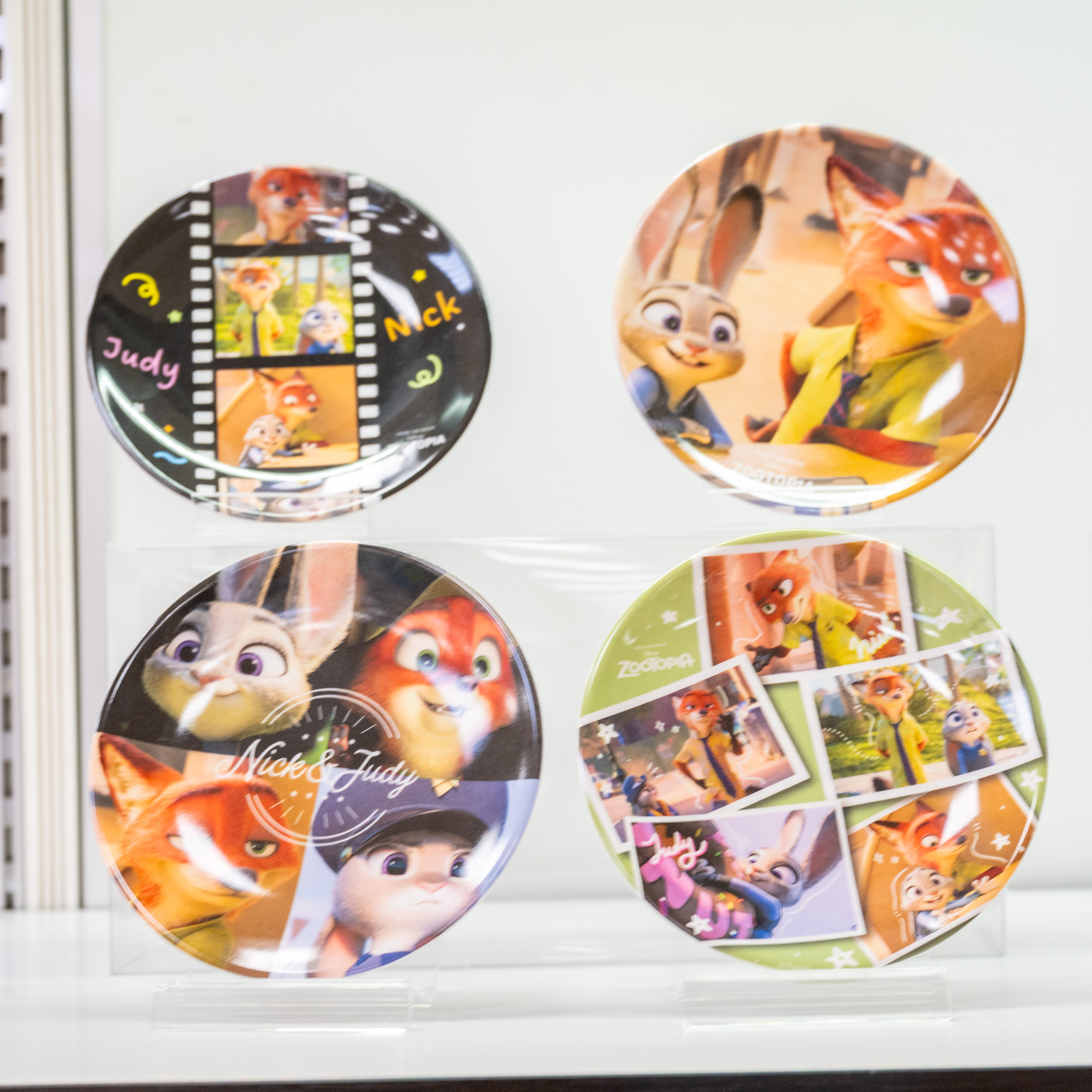 スケーター ズートピア メラミンミニプレート