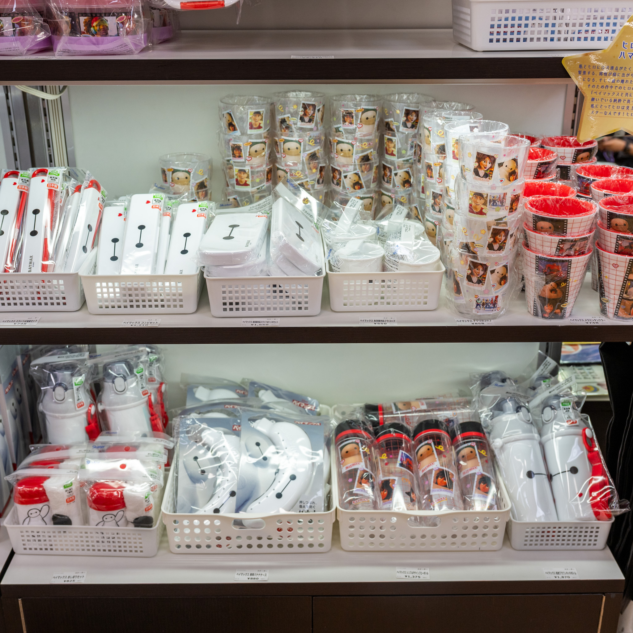 スケーター ベイマックス ランチグッズ棚