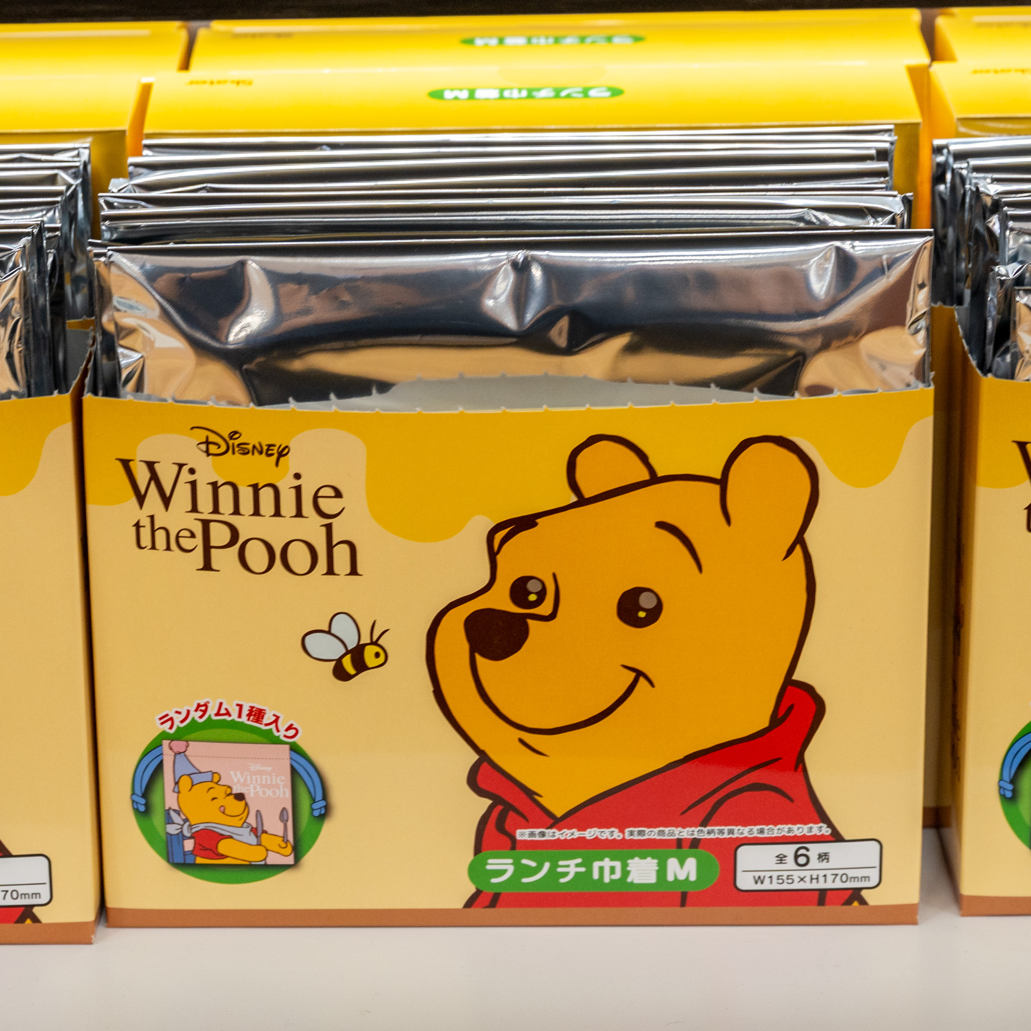 スケーター くまのプーさん ランチ巾着M BOX