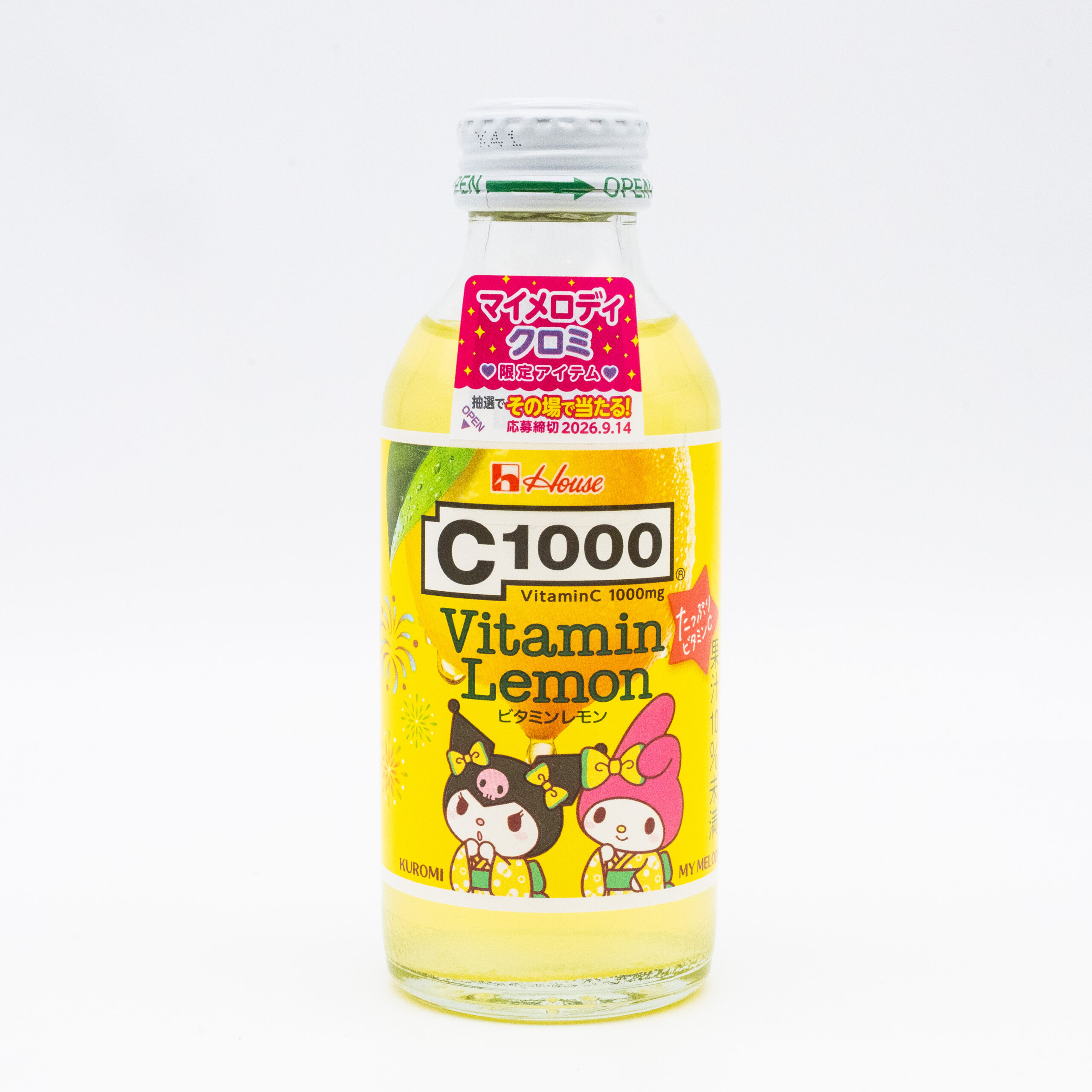 C1000 ビタミンレモン マイメロディ・クロミ限定ボトル 浴衣デザイン