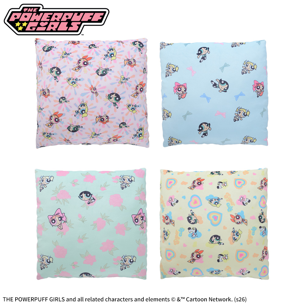 パワーパフ ガールズ　スーパーギガザッカぐらもっちクッション　2