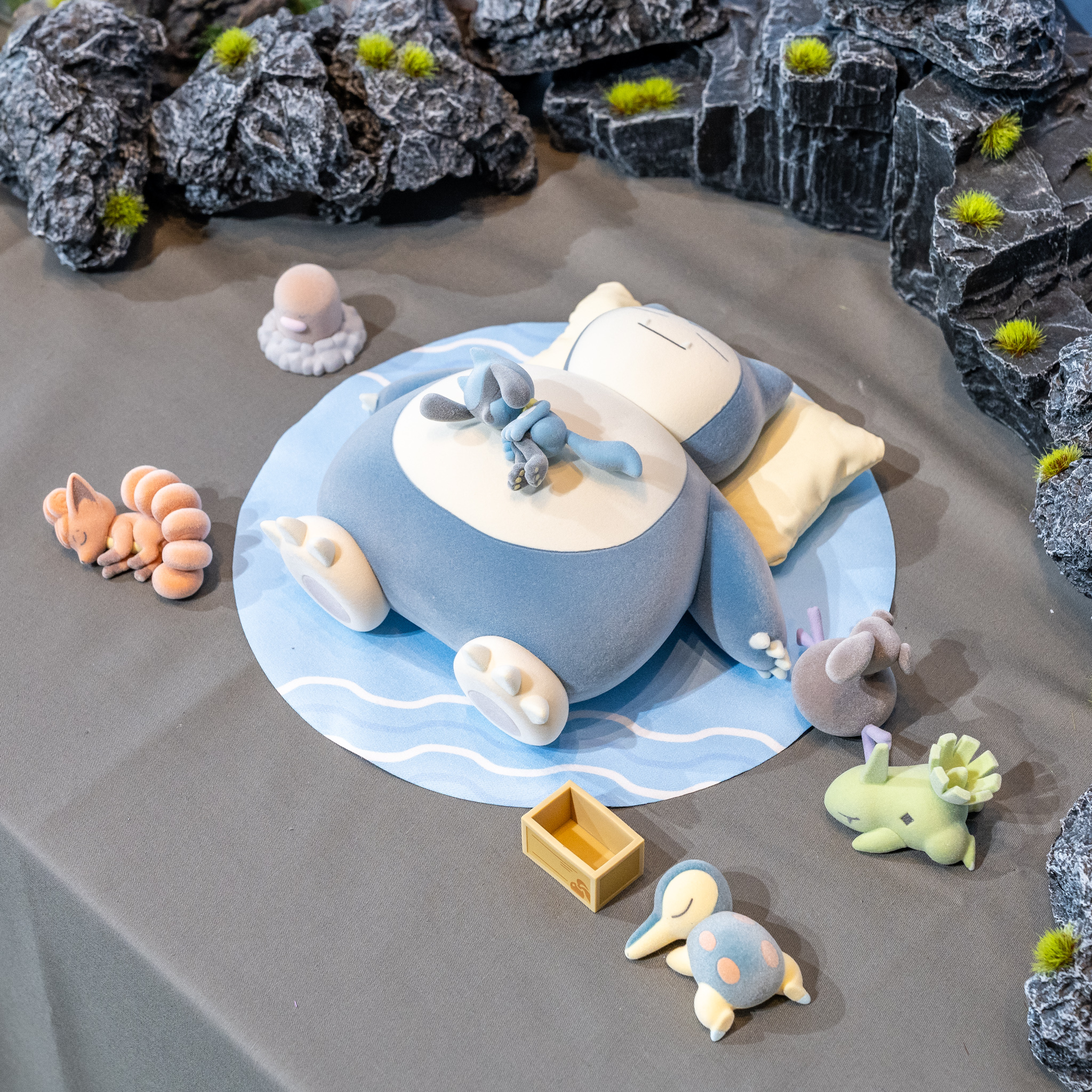 フィギュアコレクション Pokemon Sleep トープ洞窟の展示