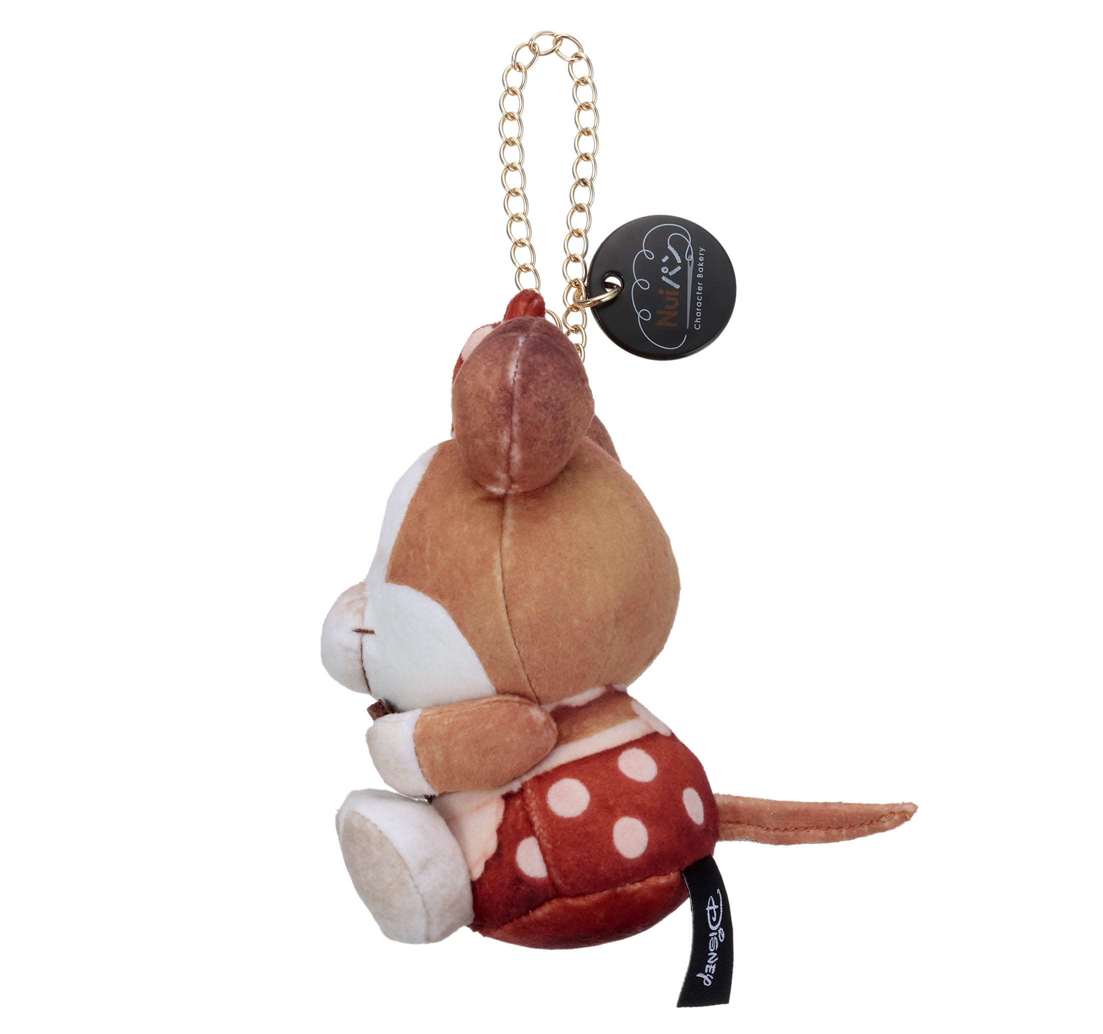 Nuiパン キャラクターパン すわり しっぽが見える横向き