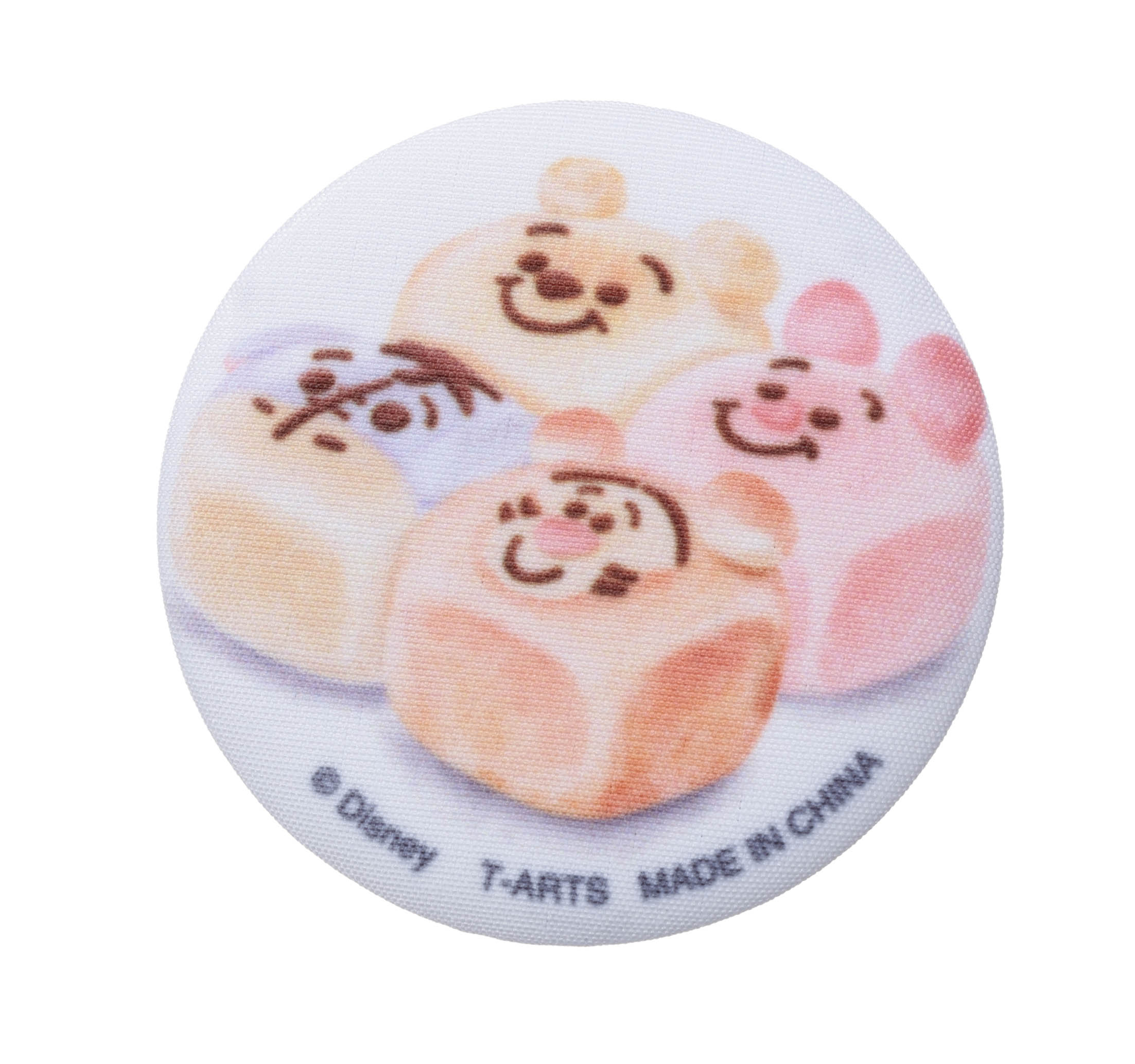Nuiパン 缶バッジ ちぎりパンに並ぶ4キャラクター