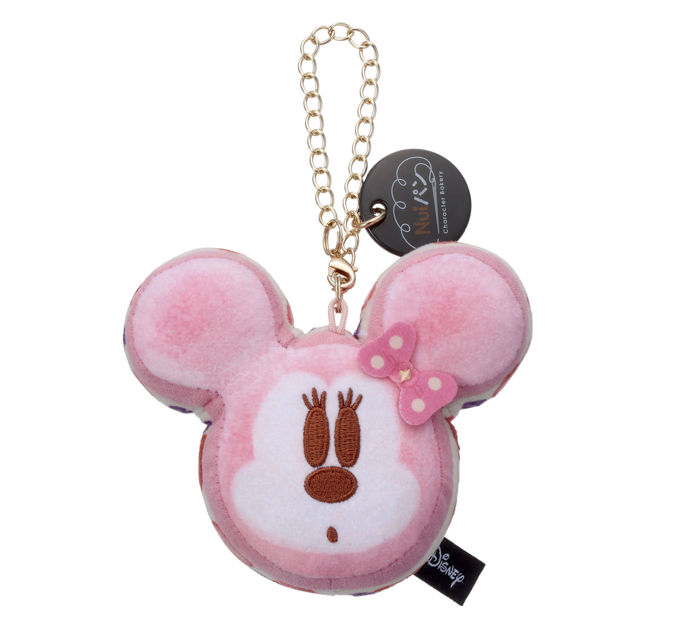 Nuiパン マスコット サンドウィッチ ピンクのミニーマウスとチェーン