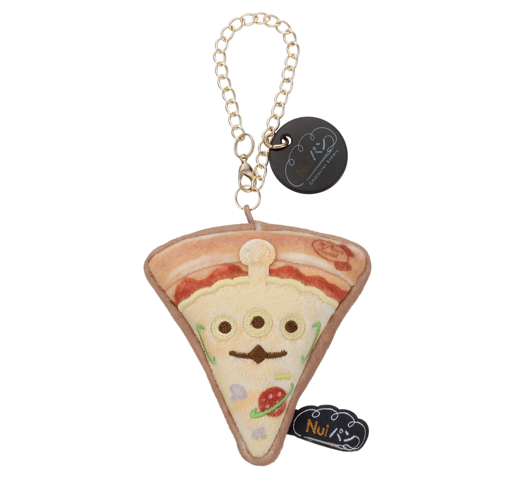 Nuiパン チェーンストラップマスコット ピザ エイリアンの正面