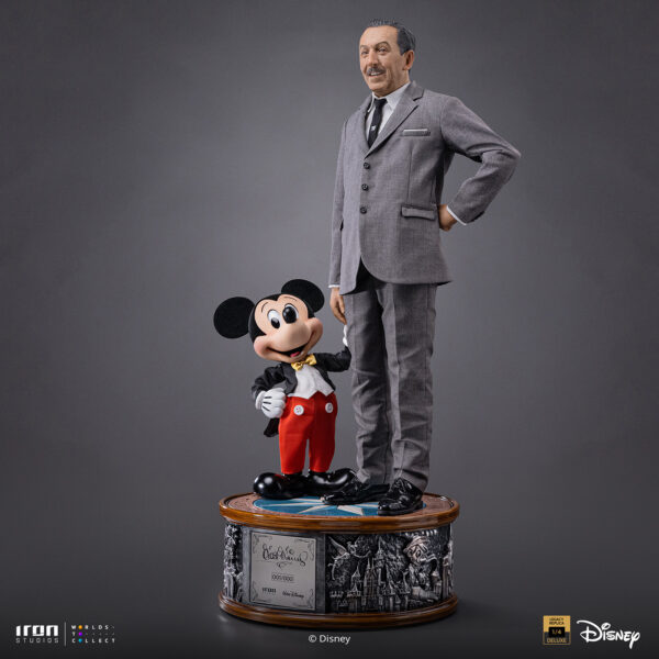 ウォルト・ディズニー＆ミッキーマウス スタチュー