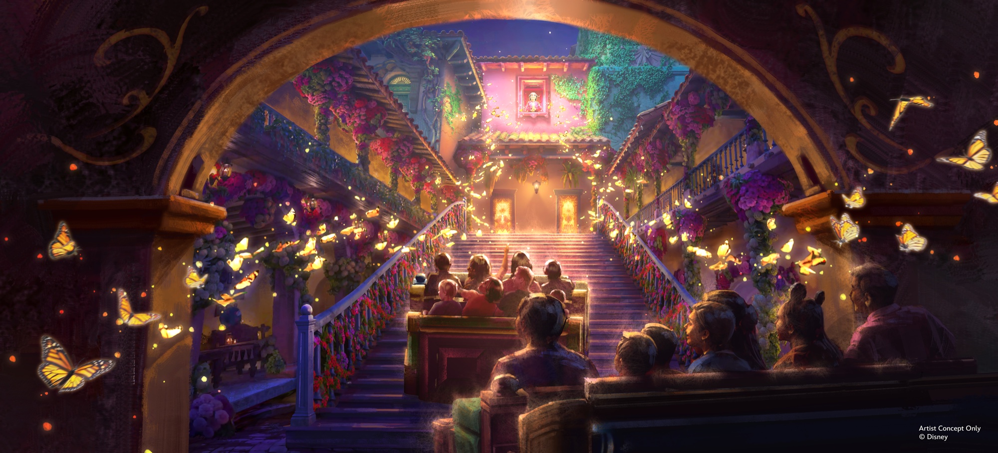 Antonio’s Fiesta de Encanto カシータの階段のコンセプトアート