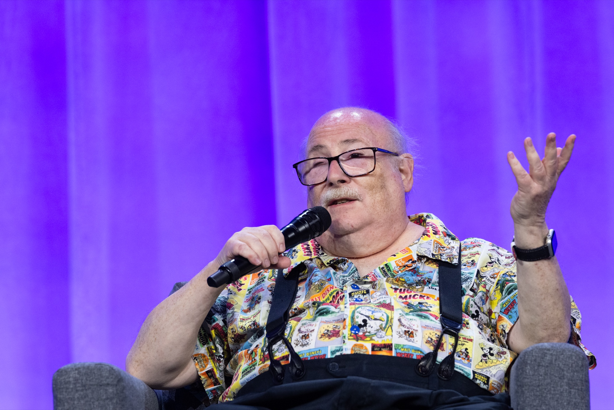 「Disney Legends in Conversation」に登壇したエリック・ゴールドバーグ