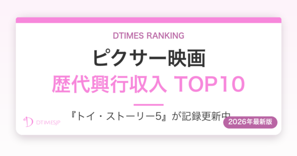 ピクサー映画 歴代興行収入ランキング アイキャッチ