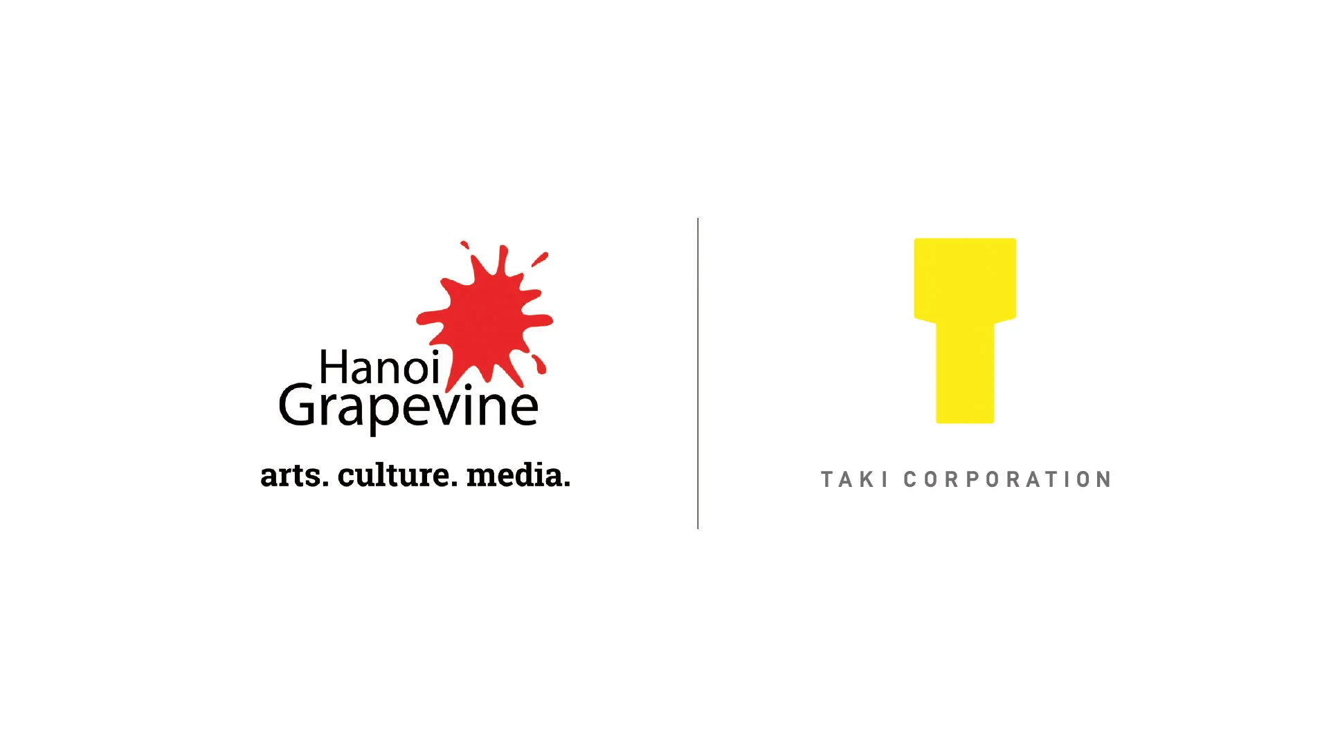 たきコーポレーションとHanoi Grapevineのロゴ