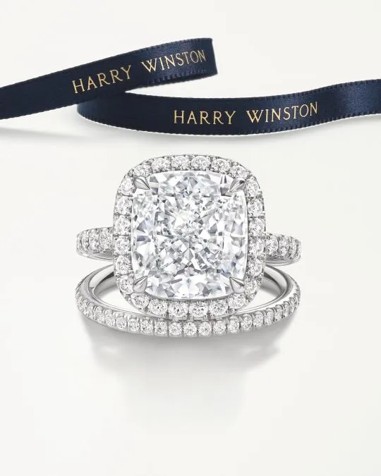 「Harry Winston 2026 September Bridal Fair」のエンゲージメントリングとウェディングバンド