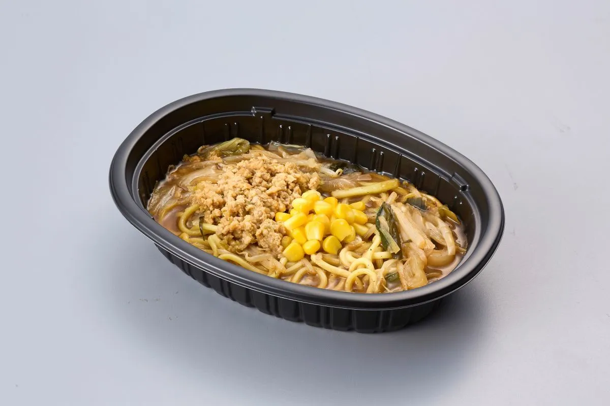 容器に入った「オヒカエメン」味噌ラーメン