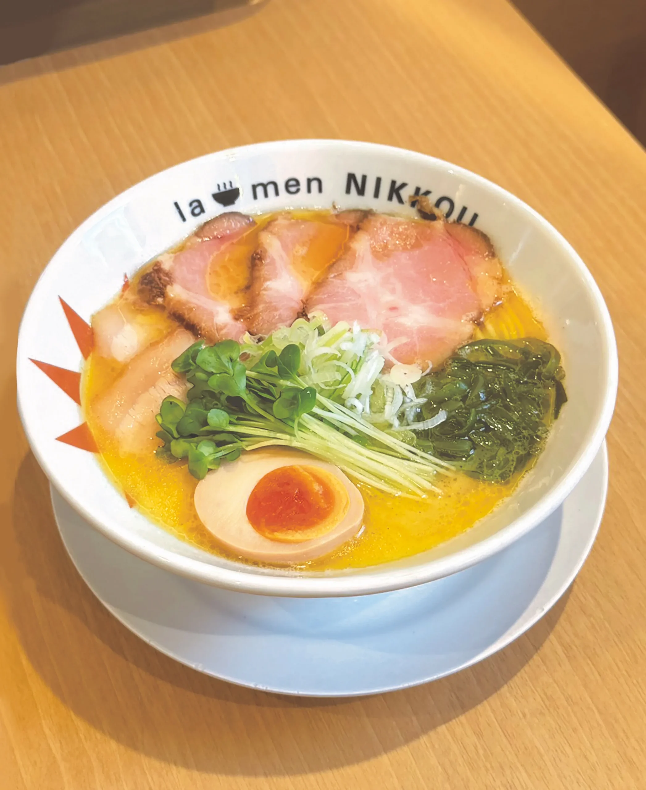 la men NIKKOUの鶏白湯ラーメン