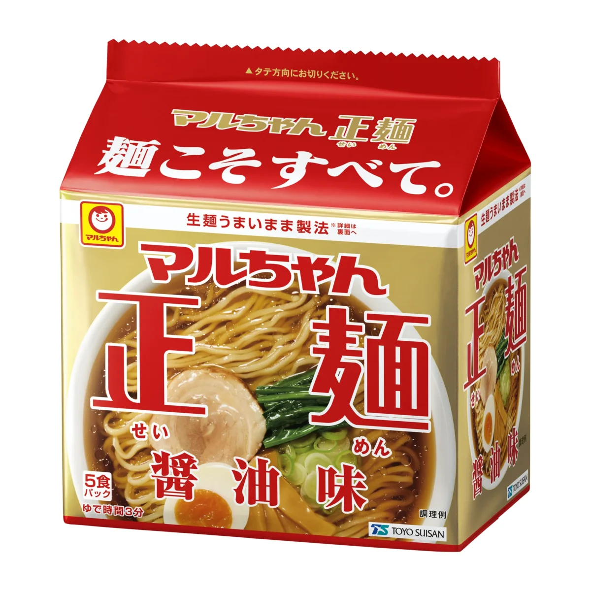 マルちゃん正麺 醤油味 5食パック