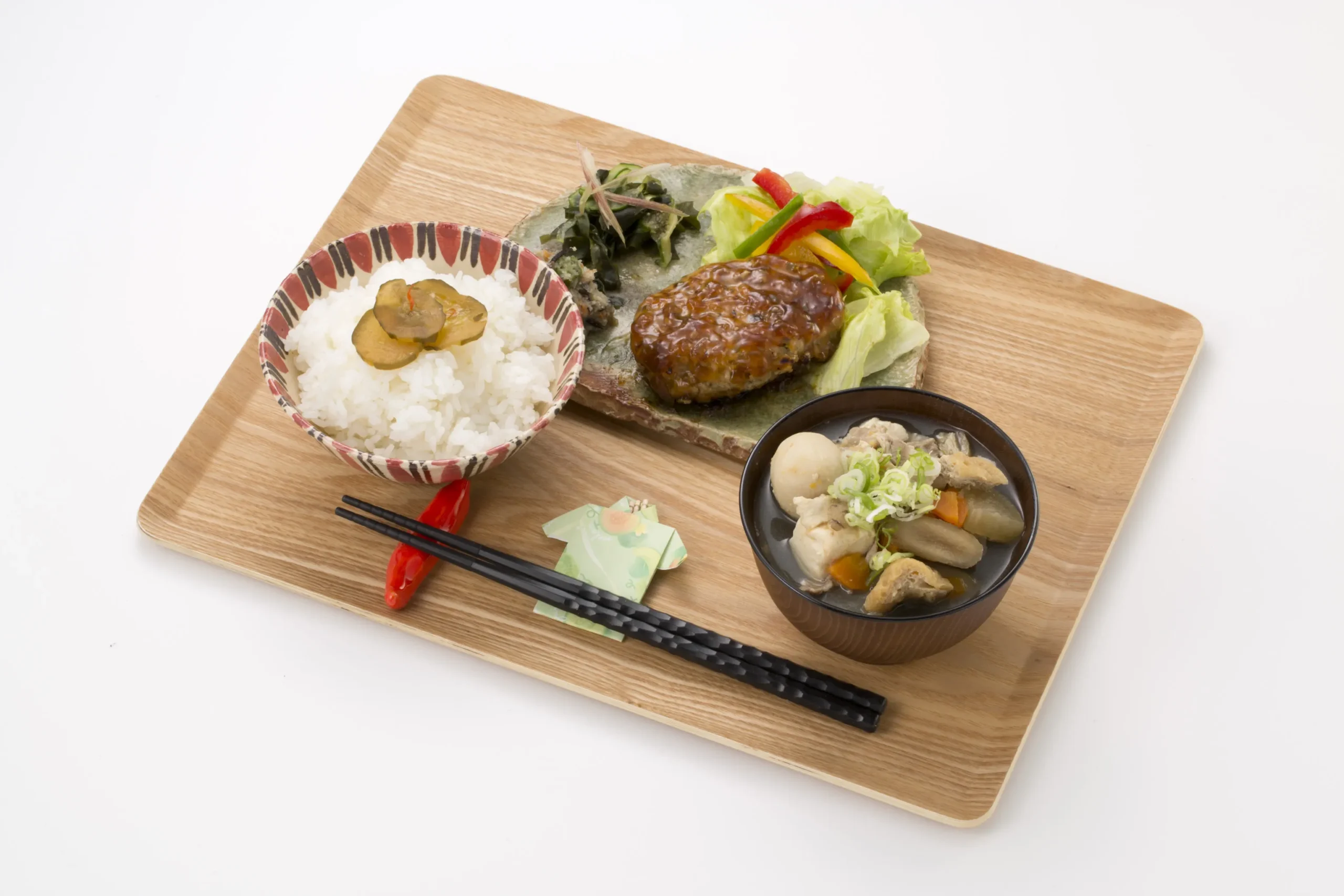 「和わん 星ケ丘」の和定食(ハンバーグ)