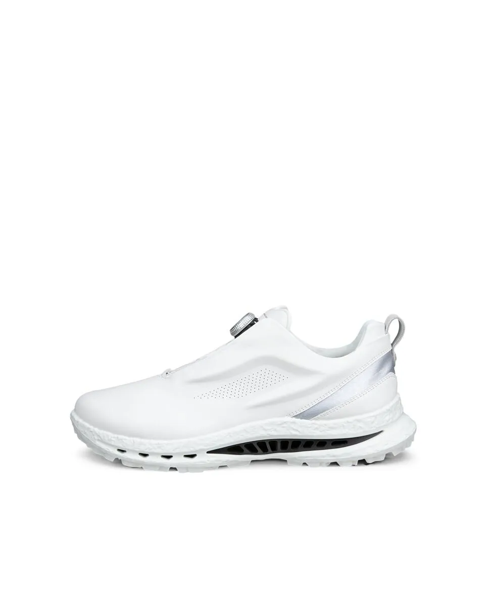白とシルバーのアクセントを配した「ECCO GOLF BIOM C5 PREMIUM」