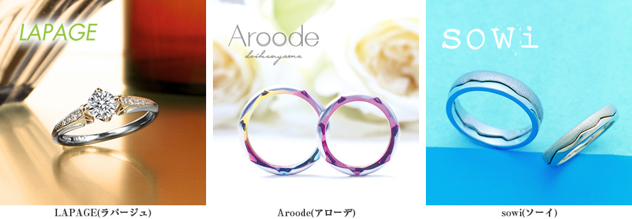 多色使いと水色背景の個性的なリング