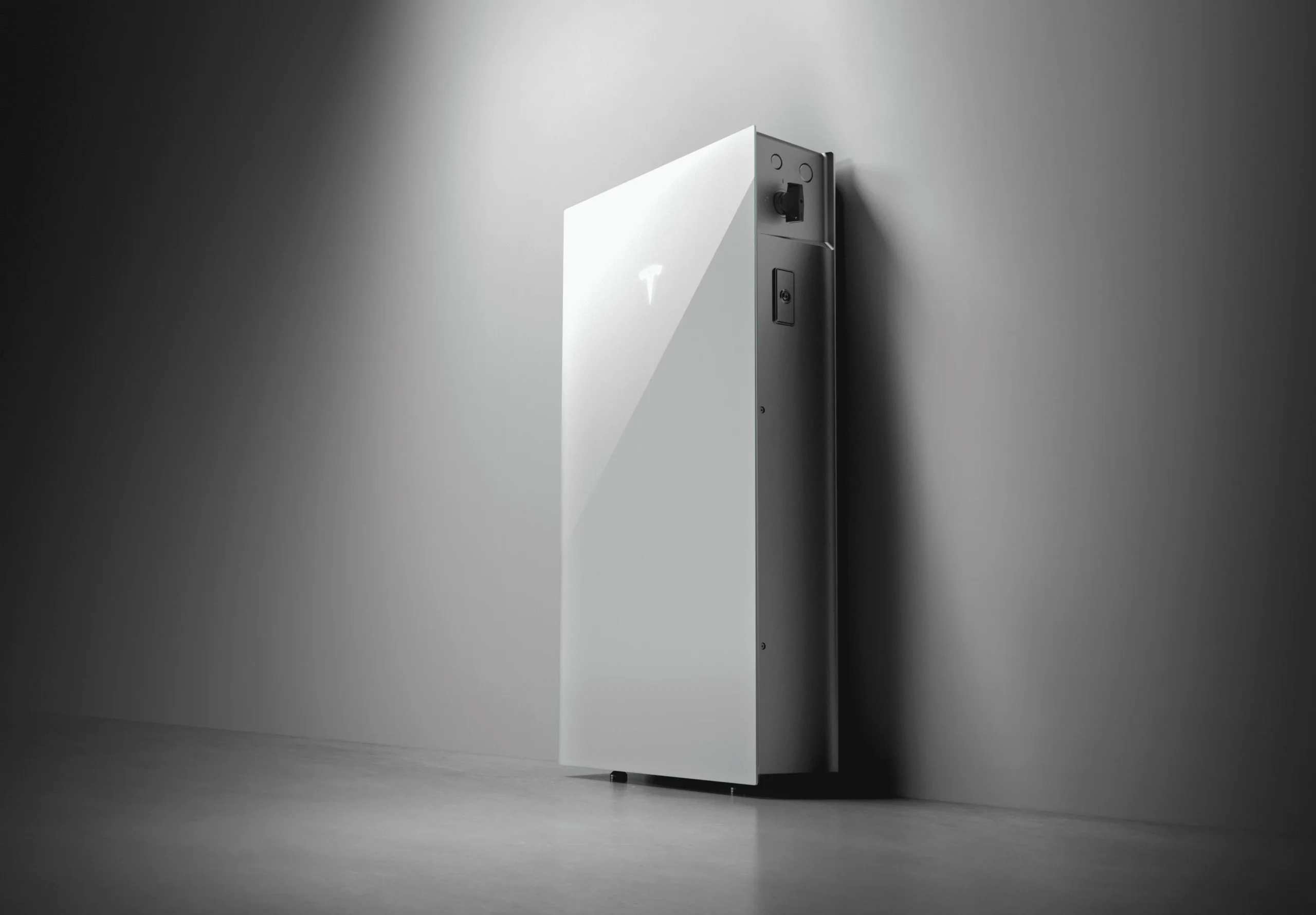 側面まで見せたPowerwall 3の設置イメージ