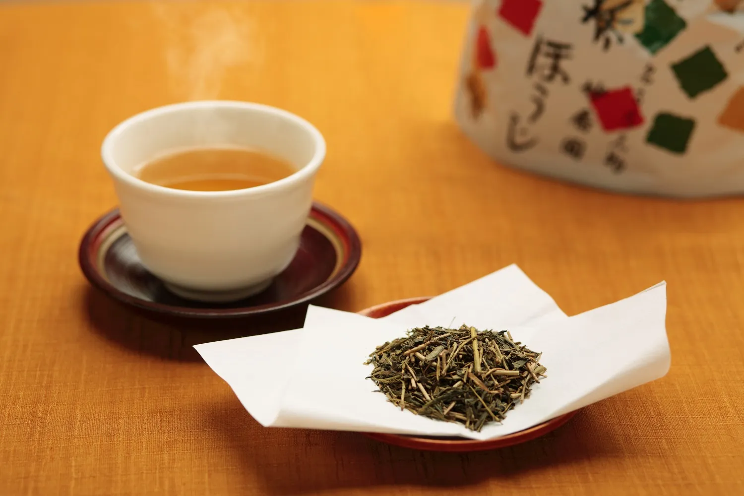 妙香園のほうじ茶と茶葉