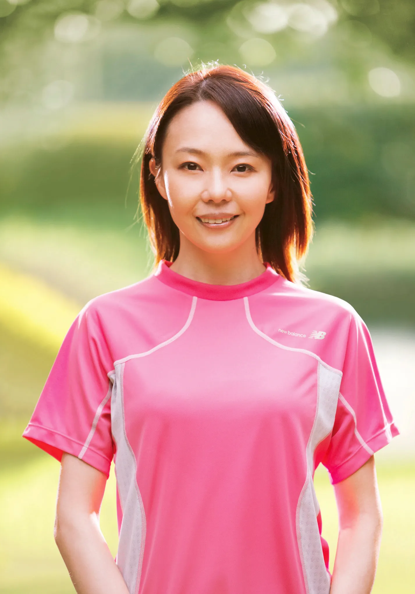 千葉真子氏のランニング姿