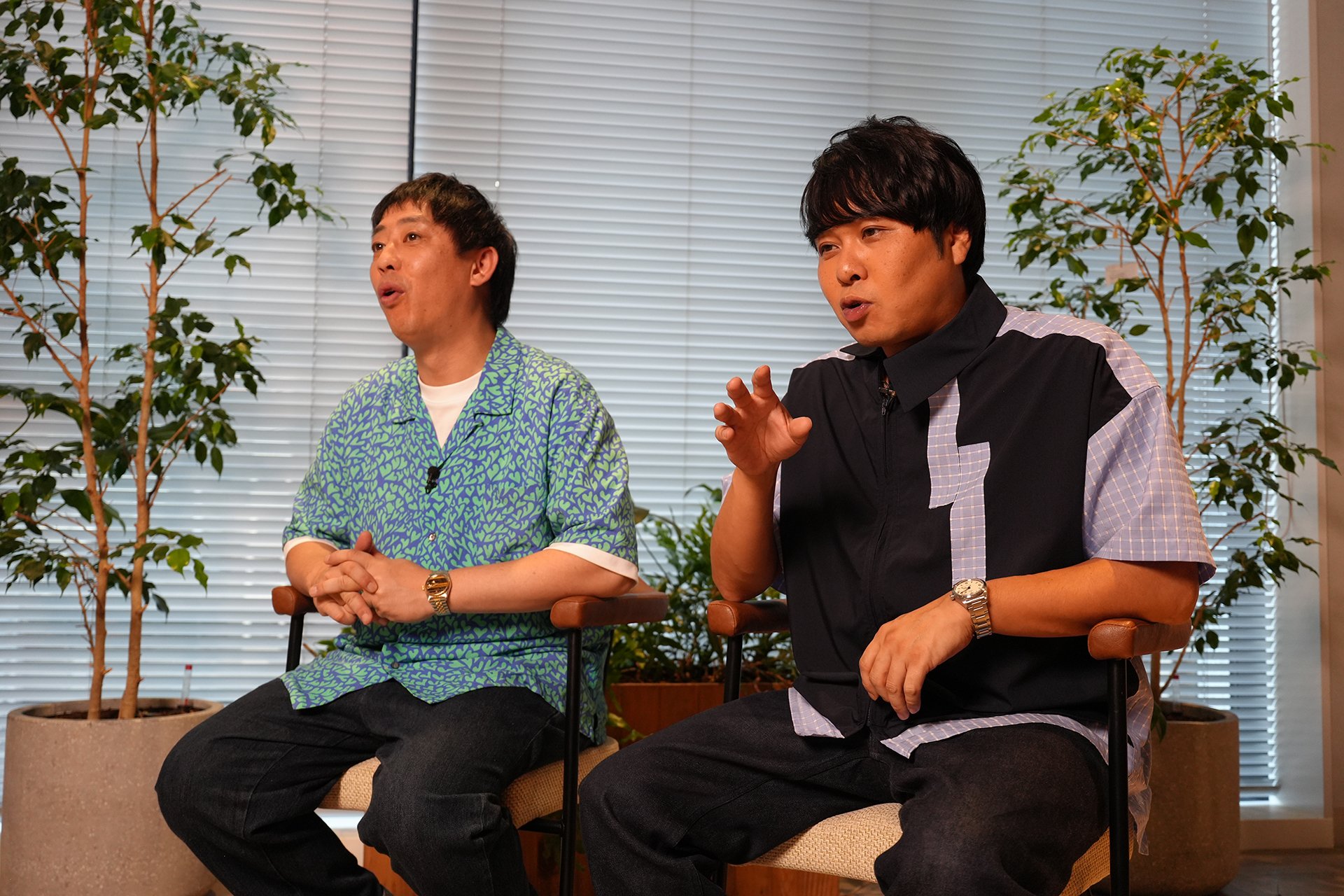 森田哲矢さんと東ブクロさんのインタビューアップカット