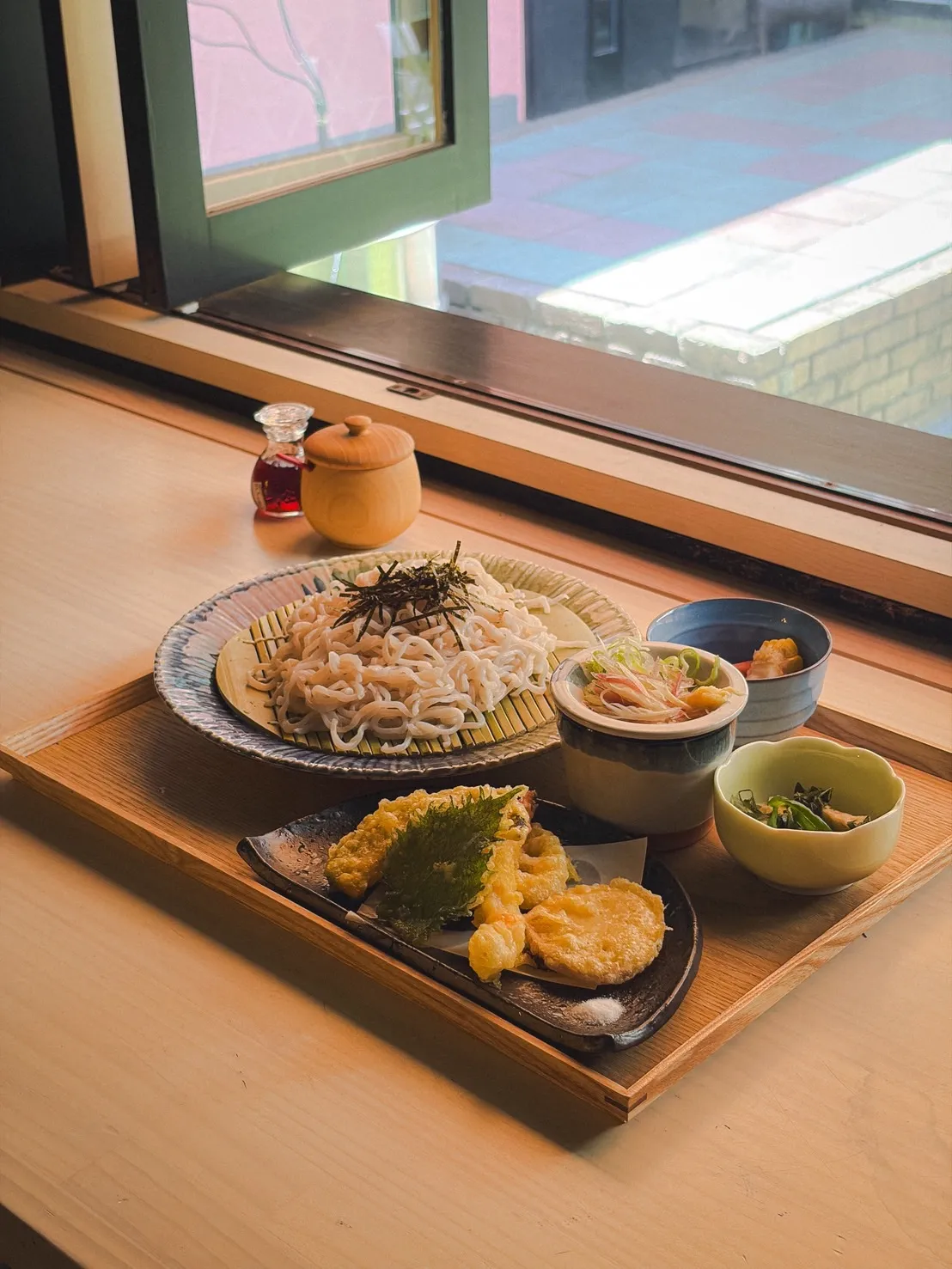 「生ひやむぎ専門店 穂の間」の生冷や麦膳