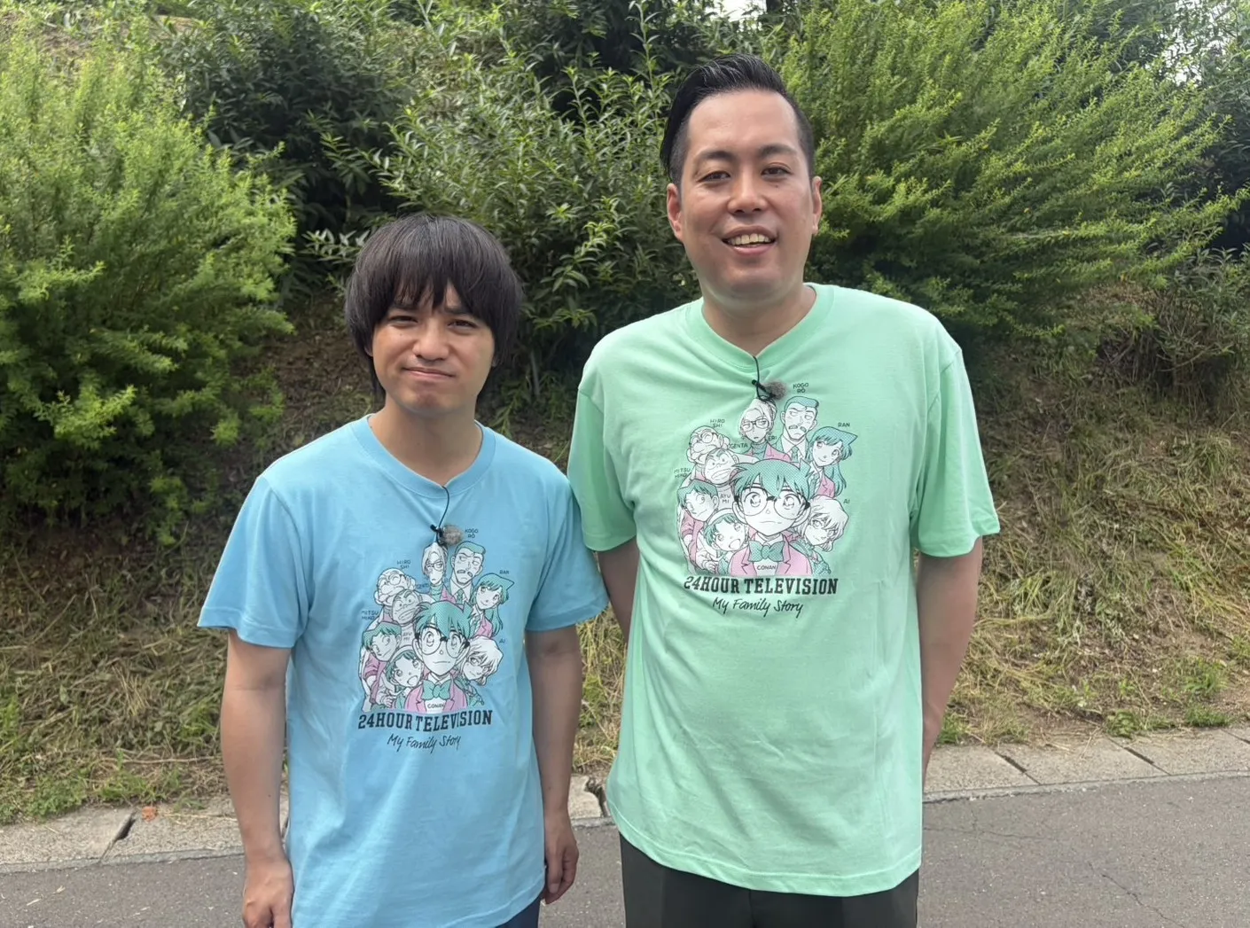 宮城チャリティーパーソナリティー「エバース」の佐々木隆史さんと町田和樹さん