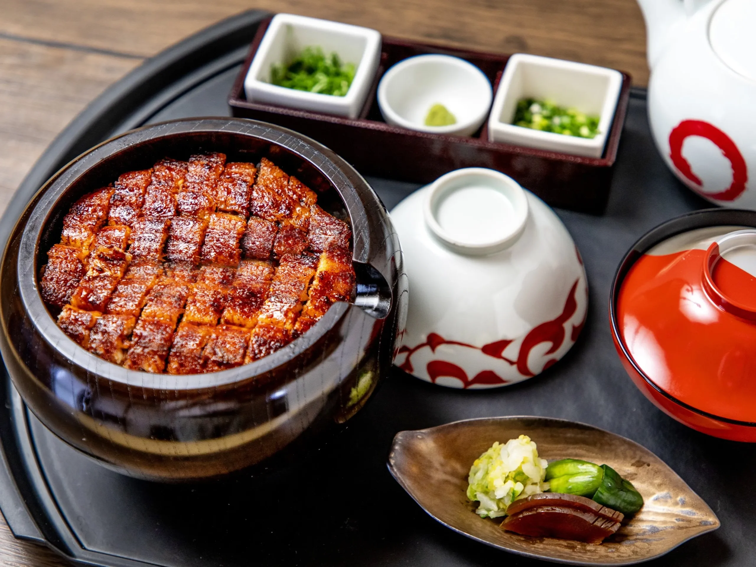まるや本店のひつまぶし盛り付け