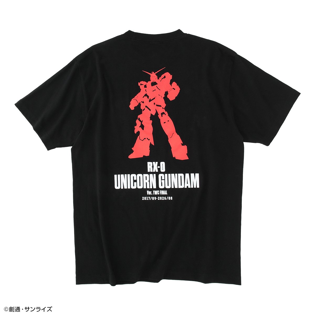 STRICT-G RX-0 ユニコーンガンダム Ver. TWC FINAL Tシャツの背面デザイン