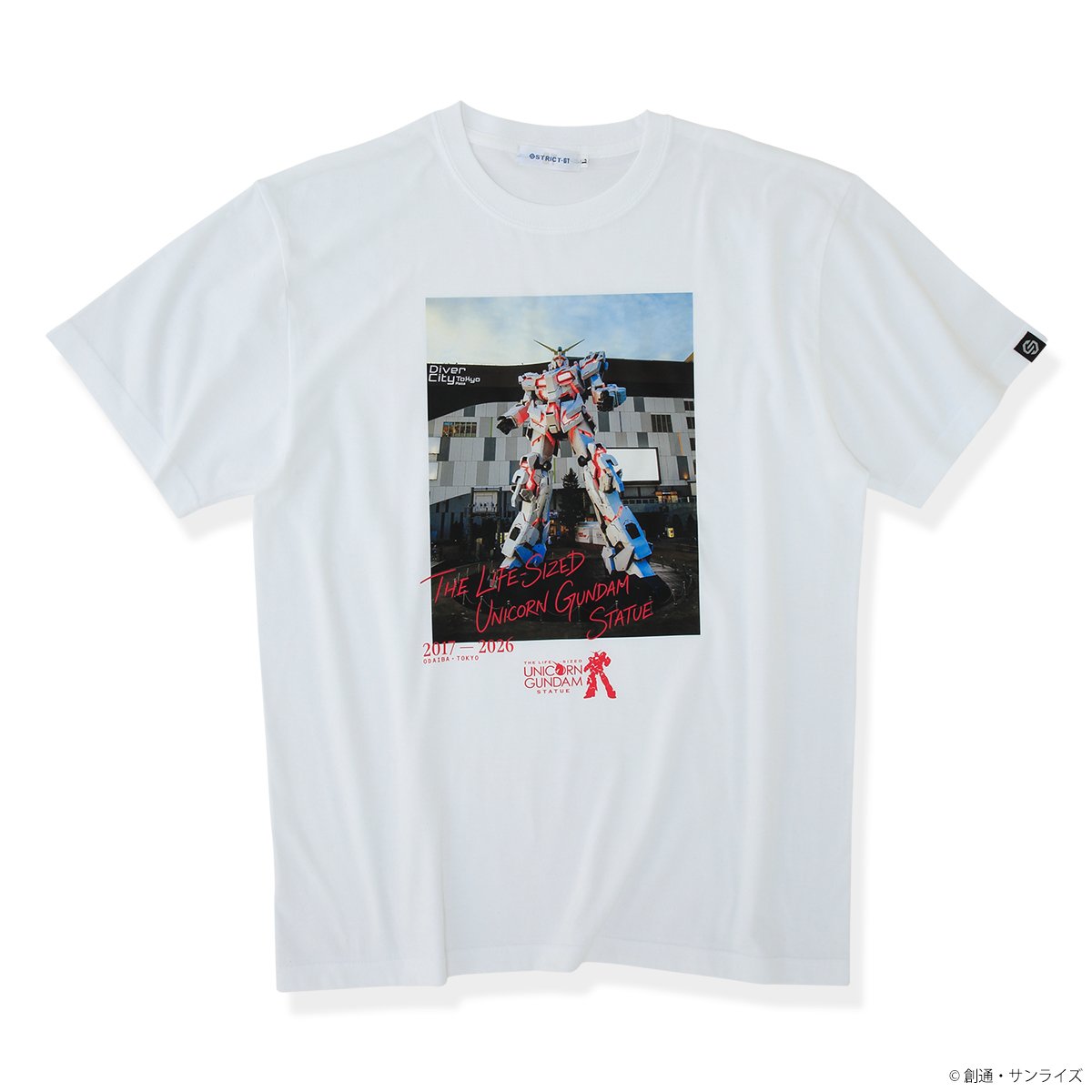 STRICT-G 実物大ユニコーンガンダム立像 フォトTシャツ