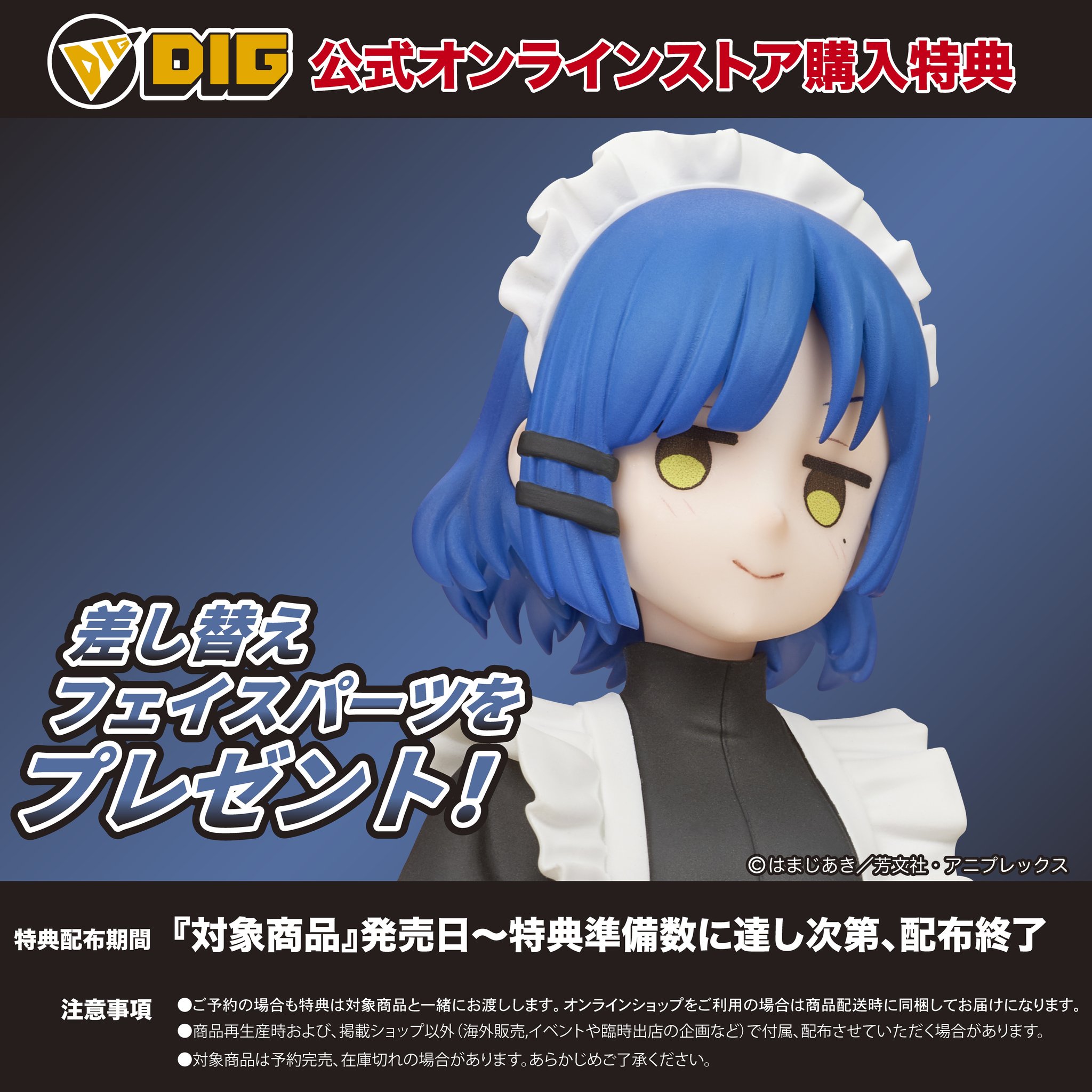 DIG公式オンラインストア購入特典バナー