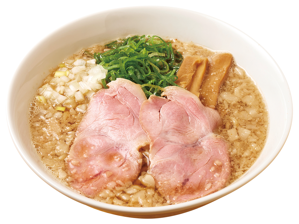 「背脂煮干そば」の一杯