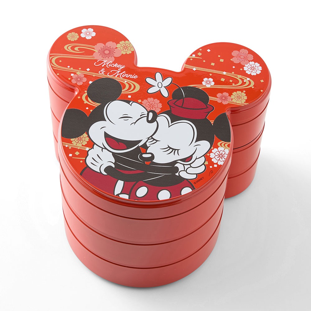 おせち・三段重「ミッキー＆ミニー」　重箱