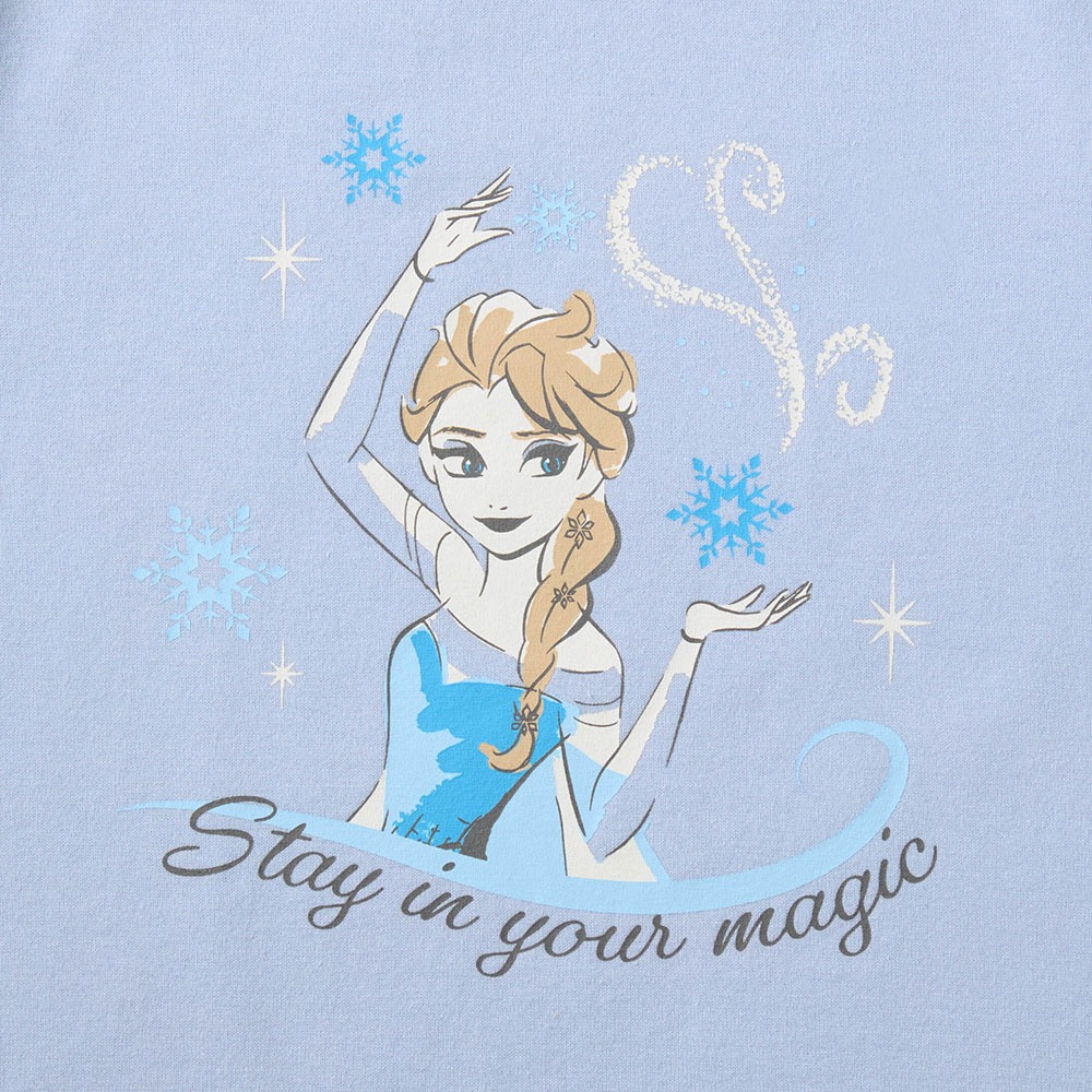 肩フリル長袖Ｔシャツ　エルサ　デザインアップ