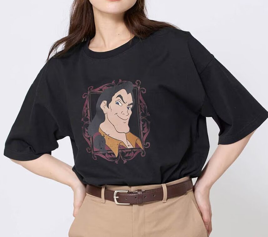 ユニセックスディズニーヴィランズバディTシャツ ガストン