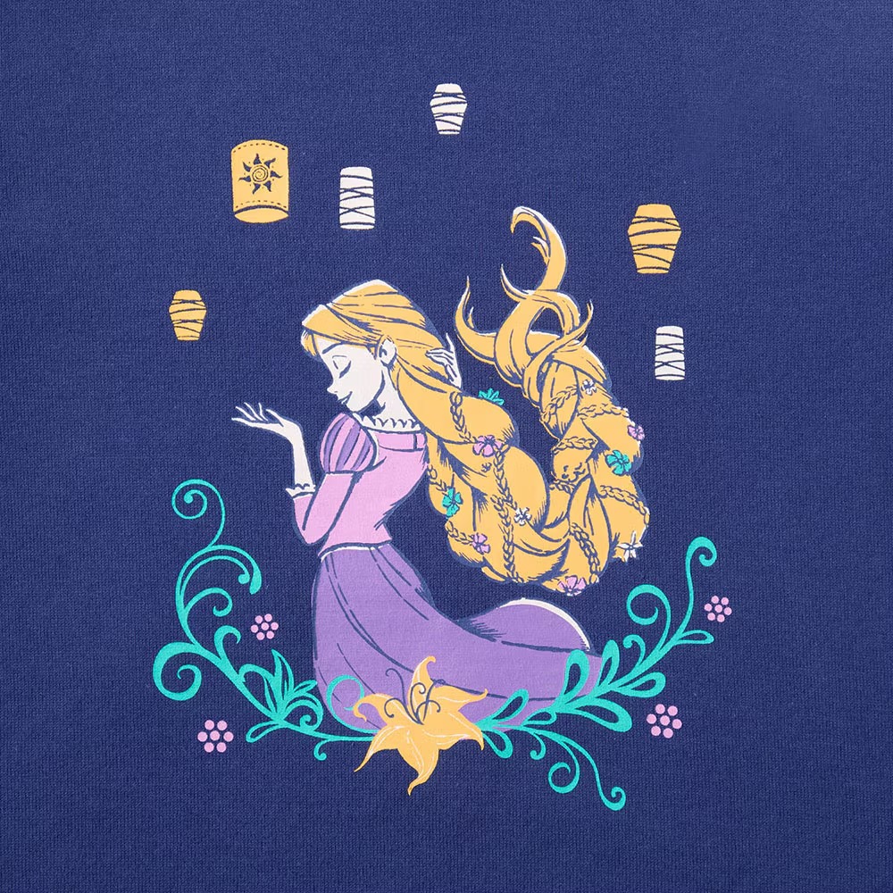 肩フリル長袖Ｔシャツ　ラプンツェル　デザインアップ