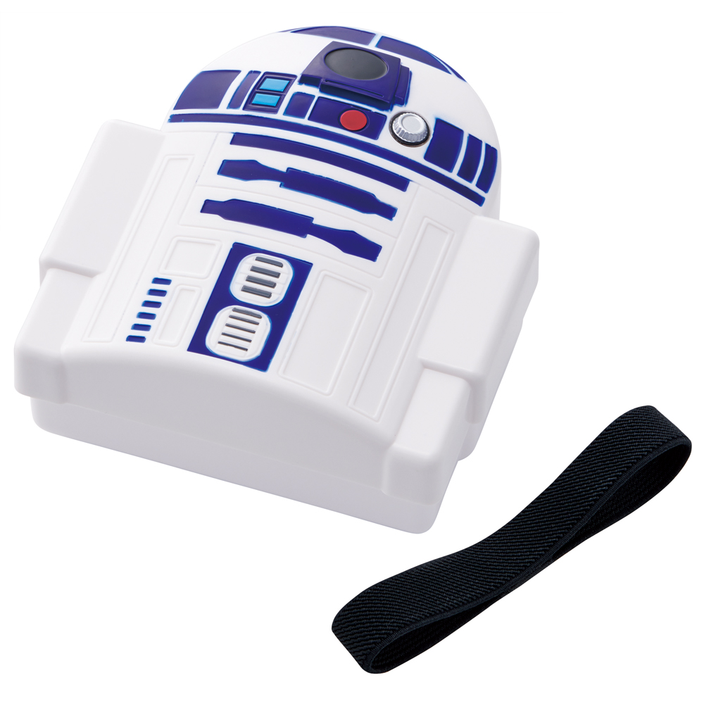 スケーター ダイカットランチボックス R2-D2 の本体とランチベルト