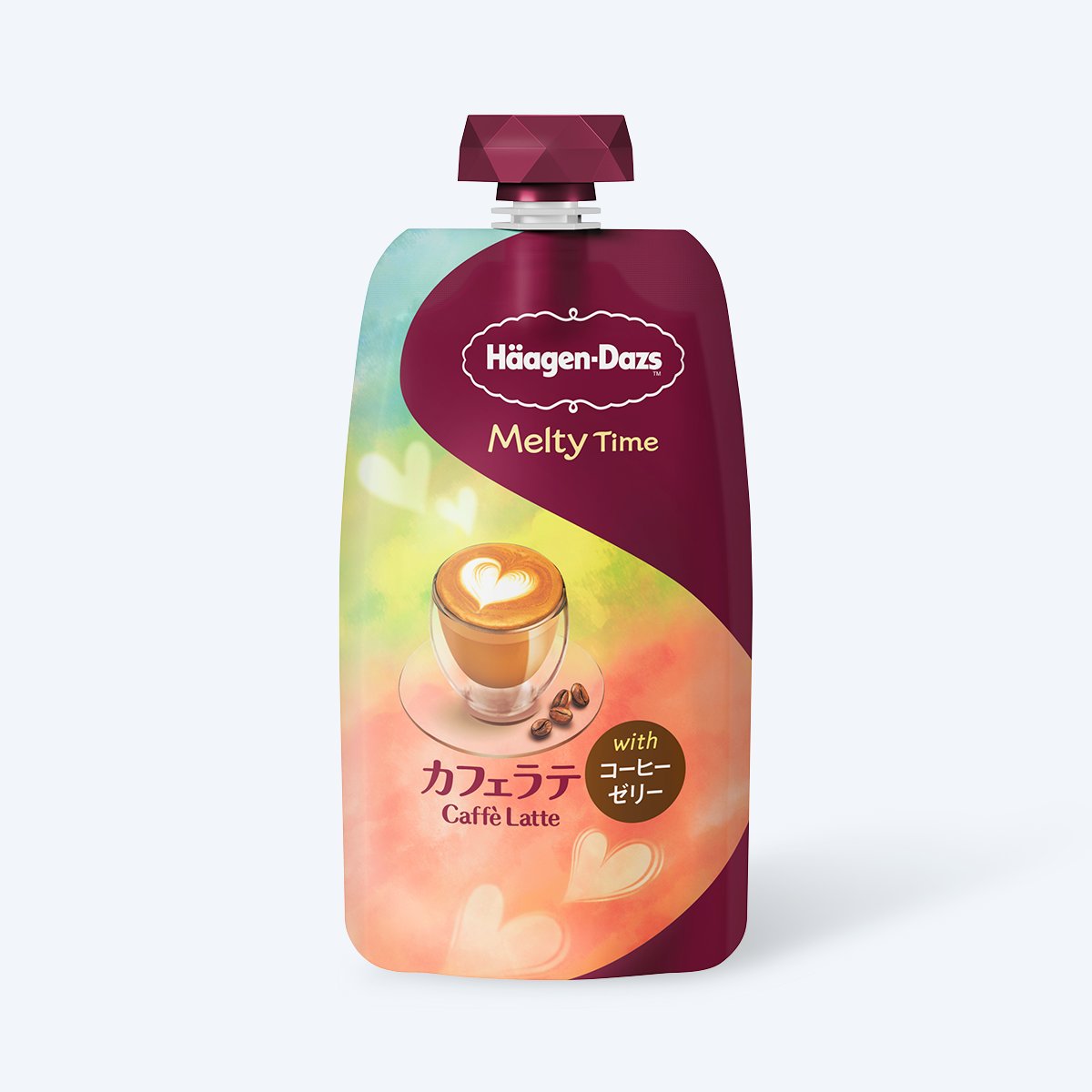 Melty Time カフェラテのパウチ