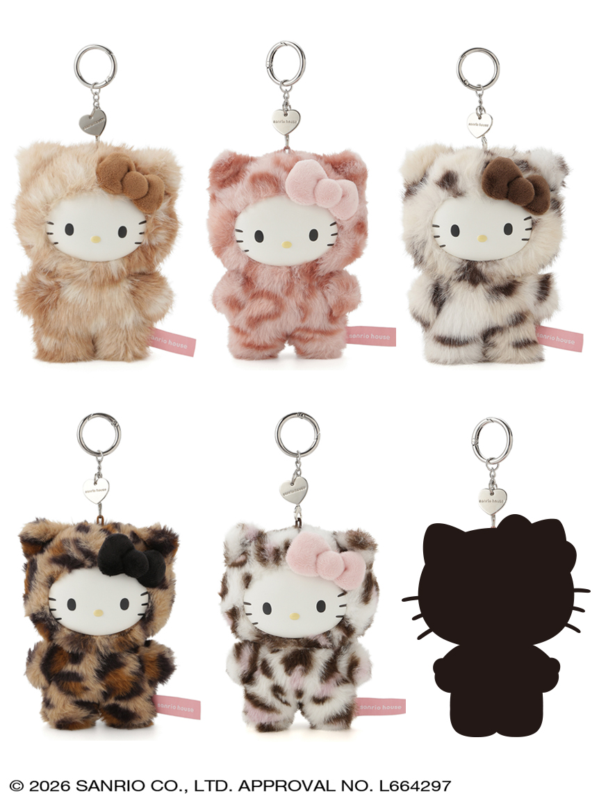 「sanrio house シークレットコレクション」フラッフィーハローキティチャーム 第2弾ラインナップ02